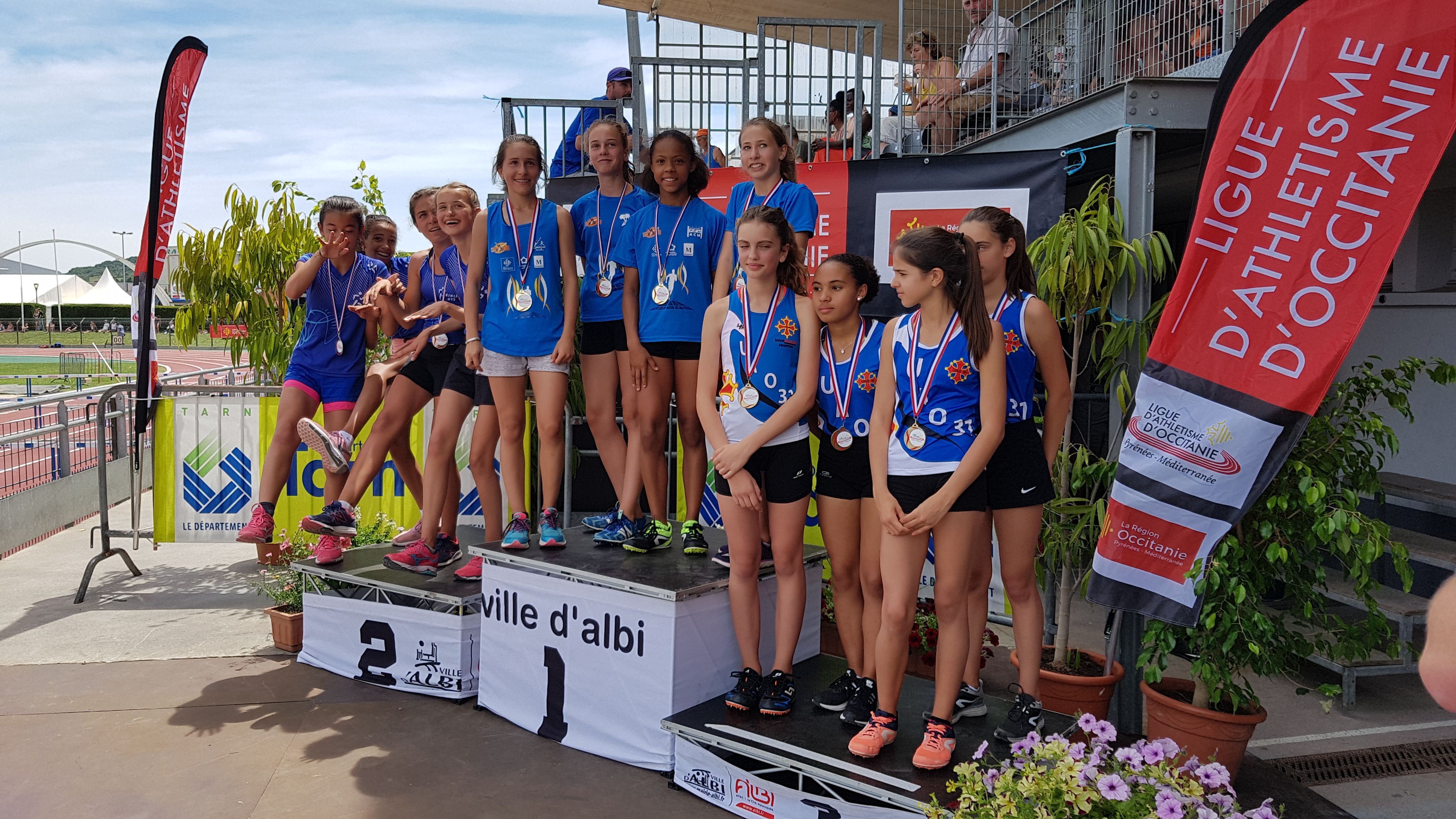 Régionaux Albi 2018 - Relais Benjamines Filles