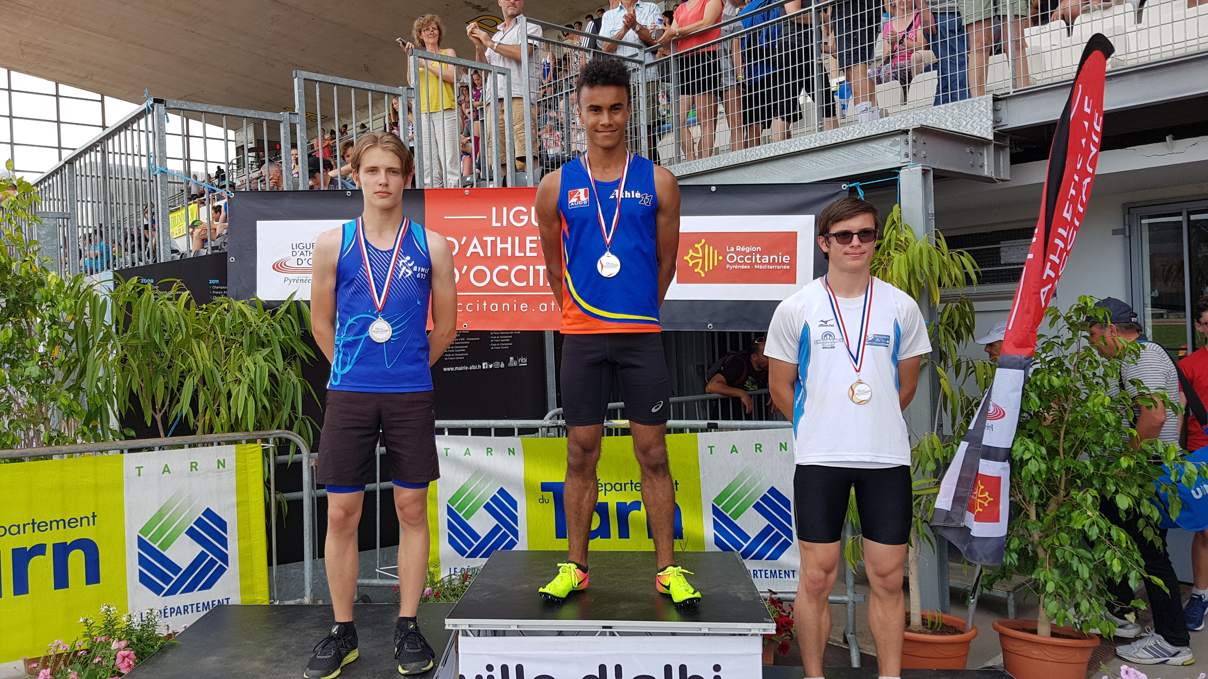 Régionaux Albi 2018 - Podium 50m - Cameron