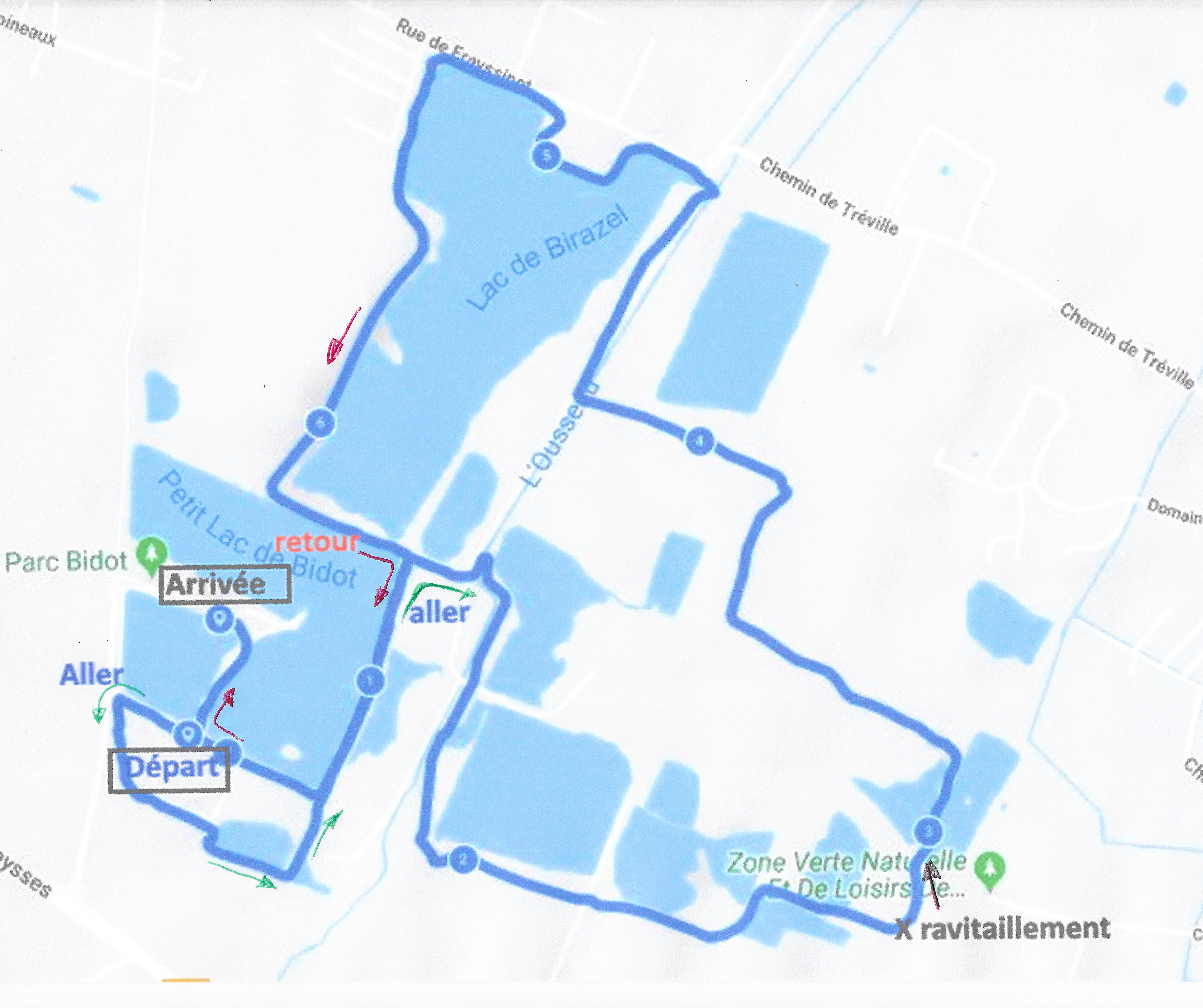 Carte 7km course 2020 3